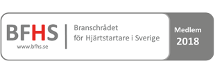 Branchrådet för hjärtstartare logotyp